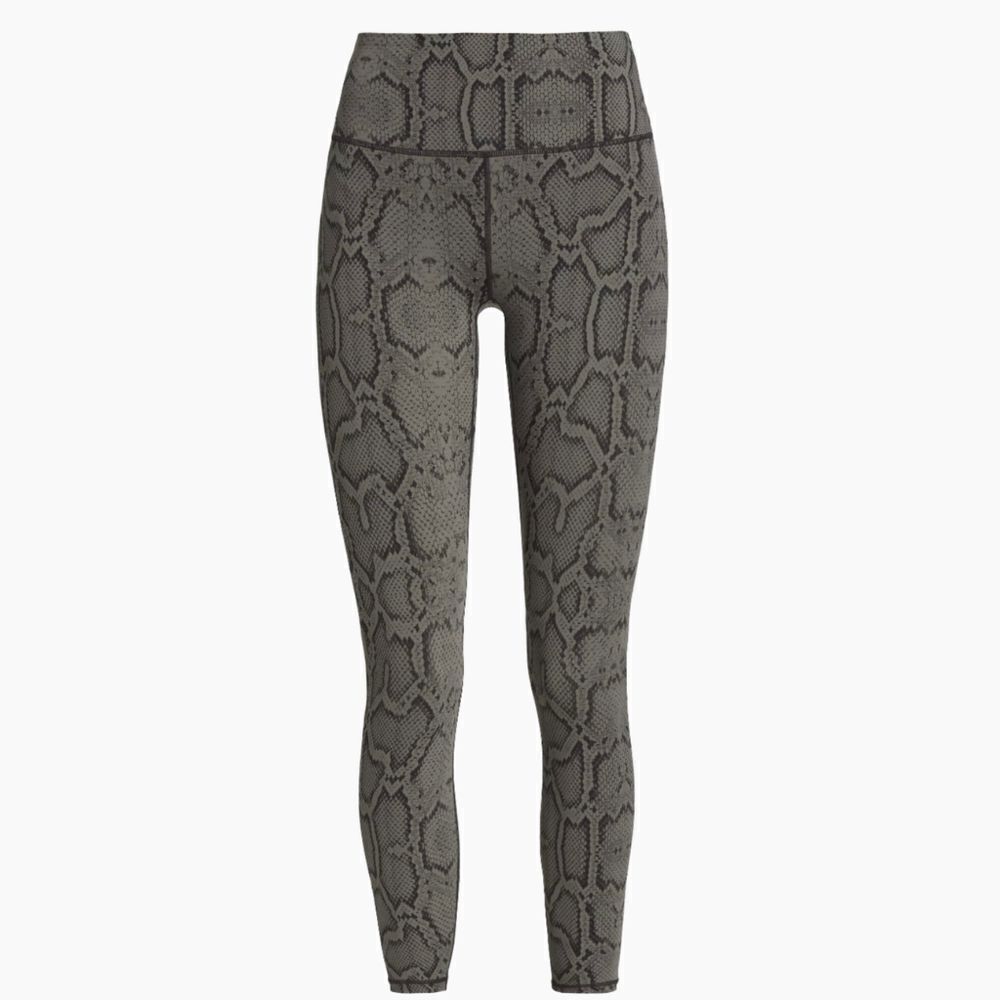 Varley Let's Go High-Rise Leggings Snakeskin Print Pants